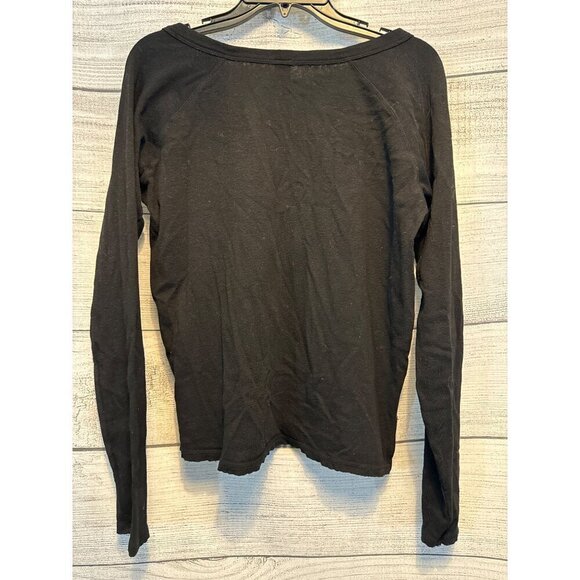 Bobi LA cut v neck long sleeve shirt Size S - Picture 3 of 4